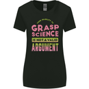 Grasp Science Funny Geek Nerd Physics Maths Womens Wider Cut T-Shirt Black