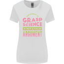 Grasp Science Funny Geek Nerd Physics Maths Womens Wider Cut T-Shirt White