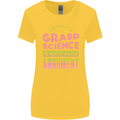 Grasp Science Funny Geek Nerd Physics Maths Womens Wider Cut T-Shirt Yellow
