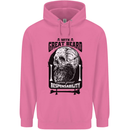 Great Beard Comes Great Responsibility Skull Childrens Kids Hoodie Azalea