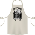 Great Beard Comes Great Responsibility Skull Cotton Apron 100% Organic Natural