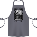 Great Beard Comes Great Responsibility Skull Cotton Apron 100% Organic Steel