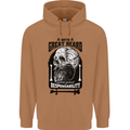 Great Beard Comes Great Responsibility Skull Mens 80% Cotton Hoodie Caramel Latte