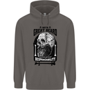 Great Beard Comes Great Responsibility Skull Mens 80% Cotton Hoodie Charcoal