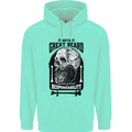 Great Beard Comes Great Responsibility Skull Mens 80% Cotton Hoodie Peppermint