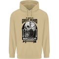 Great Beard Comes Great Responsibility Skull Mens 80% Cotton Hoodie Sand