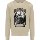 Great Beard Comes Great Responsibility Skull Mens Sweatshirt Jumper Sand