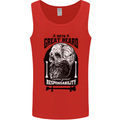 Great Beard Comes Great Responsibility Skull Mens Vest Tank Top Red
