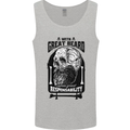 Great Beard Comes Great Responsibility Skull Mens Vest Tank Top Sports Grey