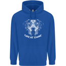 Great Dane Dog Childrens Kids Hoodie Royal Blue