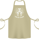 Great Dane Dog Cotton Apron 100% Organic Khaki