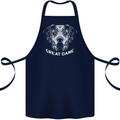 Great Dane Dog Cotton Apron 100% Organic Navy Blue