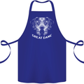 Great Dane Dog Cotton Apron 100% Organic Royal Blue