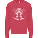 Great Dane Dog Kids Sweatshirt Jumper Heliconia