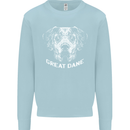 Great Dane Dog Kids Sweatshirt Jumper Light Blue