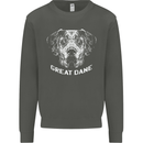 Great Dane Dog Kids Sweatshirt Jumper Storm Grey