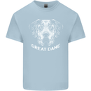 Great Dane Dog Kids T-Shirt Childrens Light Blue