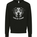 Great Dane Dog Mens Sweatshirt Jumper Black