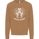 Great Dane Dog Mens Sweatshirt Jumper Caramel Latte