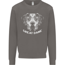 Great Dane Dog Mens Sweatshirt Jumper Charcoal