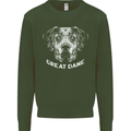 Great Dane Dog Mens Sweatshirt Jumper Forest Green
