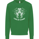 Great Dane Dog Mens Sweatshirt Jumper Irish Green