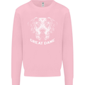 Great Dane Dog Mens Sweatshirt Jumper Light Pink