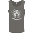 Great Dane Dog Mens Vest Tank Top Charcoal
