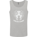 Great Dane Dog Mens Vest Tank Top Sports Grey