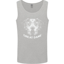 Great Dane Dog Mens Vest Tank Top Sports Grey