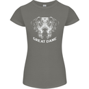 Great Dane Dog Womens Petite Cut T-Shirt Charcoal