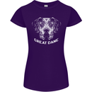 Great Dane Dog Womens Petite Cut T-Shirt Purple