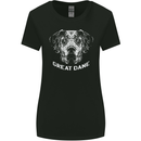 Great Dane Dog Womens Wider Cut T-Shirt Black