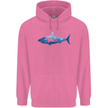 Great White Shark Scuba Diver Diving Childrens Kids Hoodie Azalea