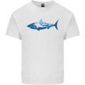 Great White Shark Scuba Diver Diving Kids T-Shirt Childrens White