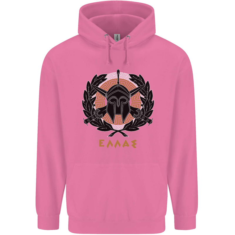 Greek Helmet Gym Training Top Spartan MMA Childrens Kids Hoodie Azalea