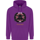 Greek Helmet Gym Training Top Spartan MMA Childrens Kids Hoodie Purple