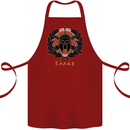 Greek Helmet Gym Training Top Spartan MMA Cotton Apron 100% Organic Maroon