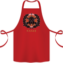 Greek Helmet Gym Training Top Spartan MMA Cotton Apron 100% Organic Red