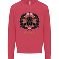Greek Helmet Gym Training Top Spartan MMA Kids Sweatshirt Jumper Heliconia