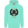 Greek Helmet Gym Training Top Spartan MMA Mens 80% Cotton Hoodie Peppermint