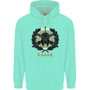 Greek Helmet Gym Training Top Spartan MMA Mens 80% Cotton Hoodie Peppermint