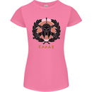 Greek Helmet Gym Training Top Spartan MMA Womens Petite Cut T-Shirt Azalea