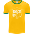 Rock n Roll Fresh Sound Mens Ringer T-Shirt FotL Gold/Green