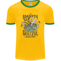 Skilful Sailor Kraken Sailor Mens Ringer T-Shirt FotL Gold/Green