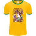 Its Mardi Gras Carnival Mens Ringer T-Shirt Gold/Green