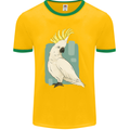 A Cockatoo Mens Ringer T-Shirt FotL Gold/Green