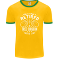 A Retired Tree Surgeon Looks Like Mens Ringer T-Shirt FotL Gold/Green