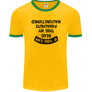 My Parachute Malfunctioned Skydiving Para Mens Ringer T-Shirt FotL Gold/Green