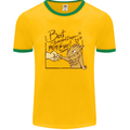 Best Bearded Dragon Mom Ever Mens Ringer T-Shirt Gold/Green